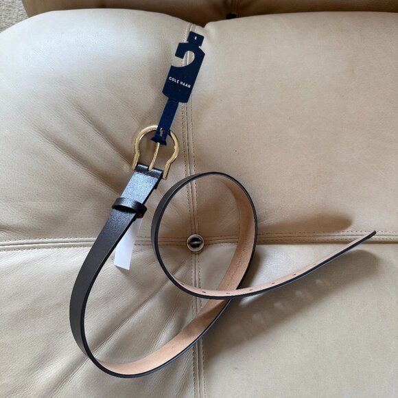 Cole Haan Women's Hinged Buckle Belt - Picture 2 of 5